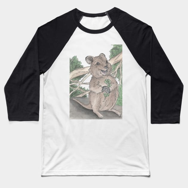 Quokka-fun Baseball T-Shirt by AussieLogic